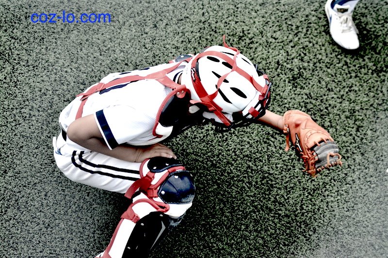 キャッチャーを上から撮った写真